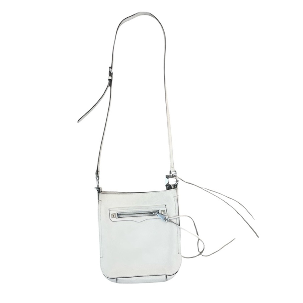 REBECCA MINKOFF Small Regan Pebbled Leather Feed Crossbody Bag
